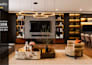 create 3d interior rendering for kitchen and living room
